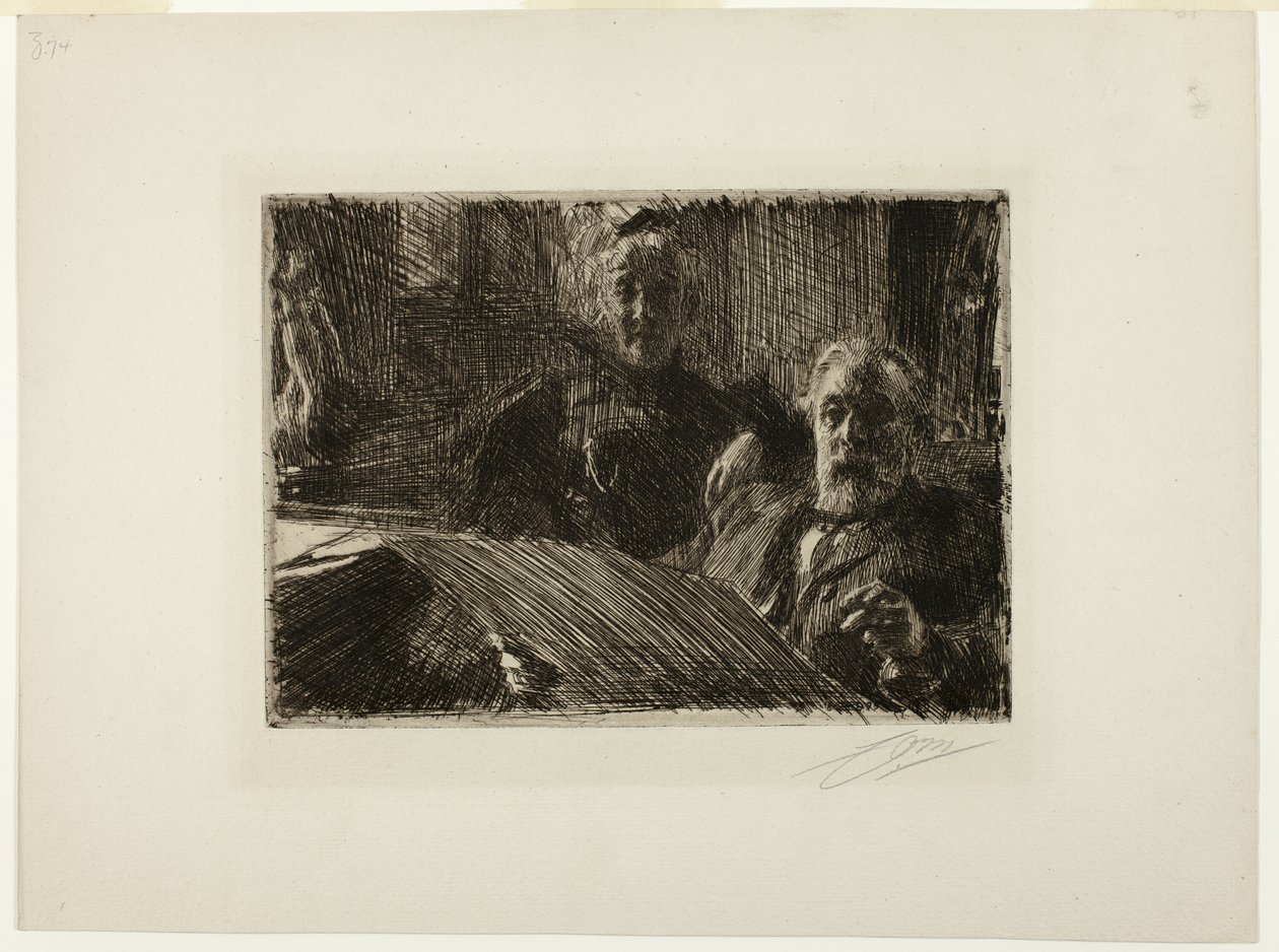 Państwo Fürstenberg autorstwa Anders Leonard Zorn
