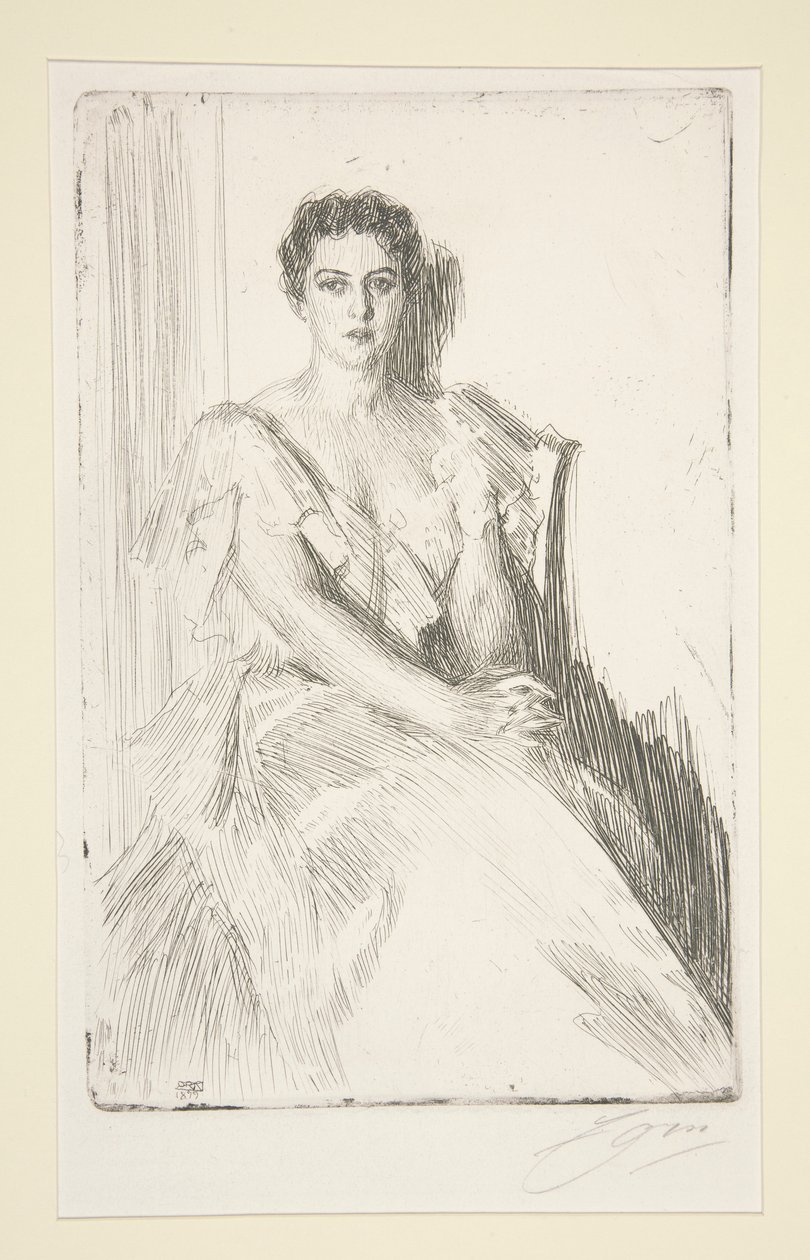 Pani Cleveland autorstwa Anders Leonard Zorn