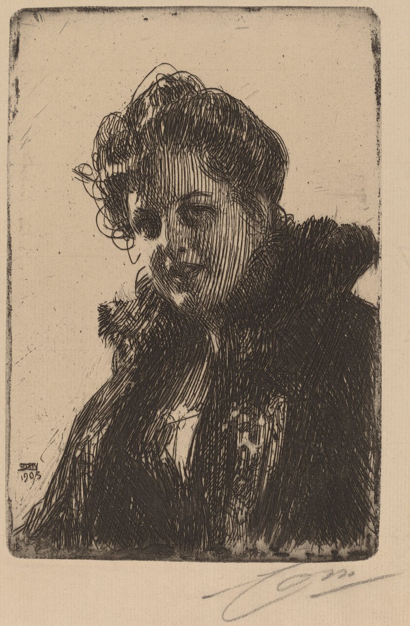 Pani. Granberg autorstwa Anders Leonard Zorn