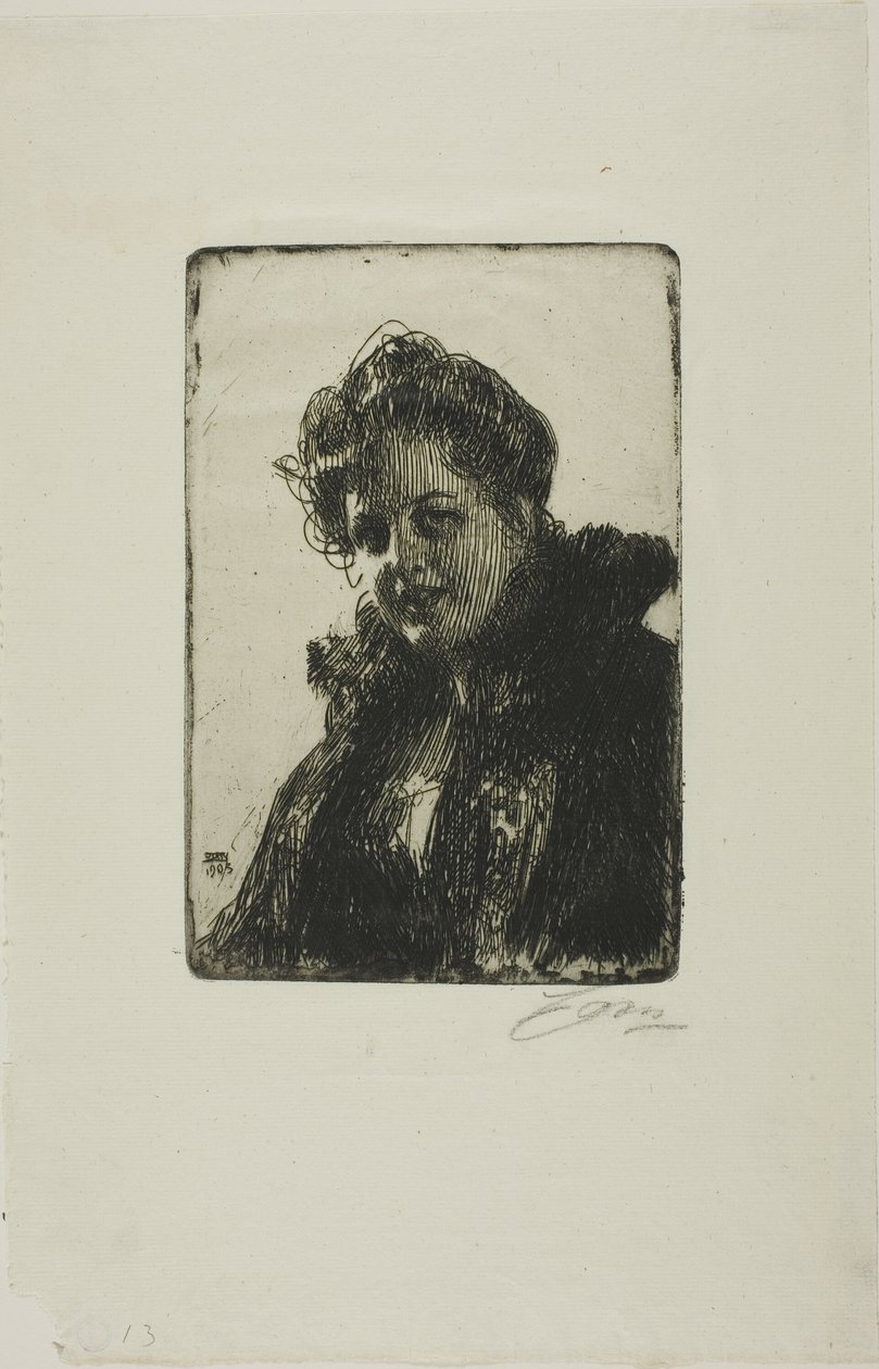 Pani. Granberg autorstwa Anders Leonard Zorn