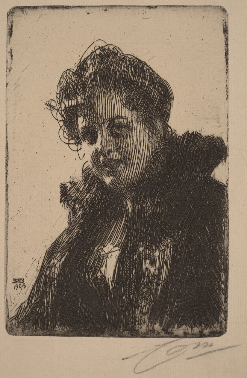 Pani Granberg autorstwa Anders Zorn