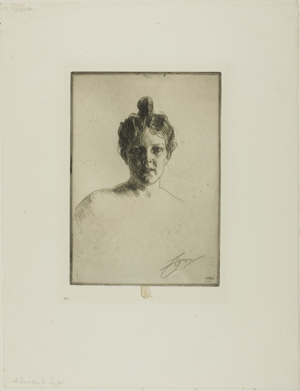Pani Runeberg autorstwa Anders Leonard Zorn
