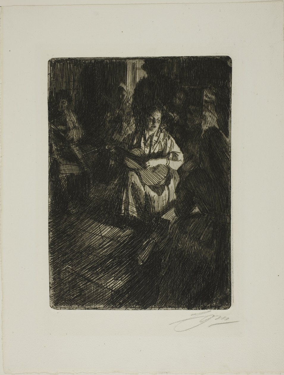 Muzyka rodzinna autorstwa Anders Leonard Zorn