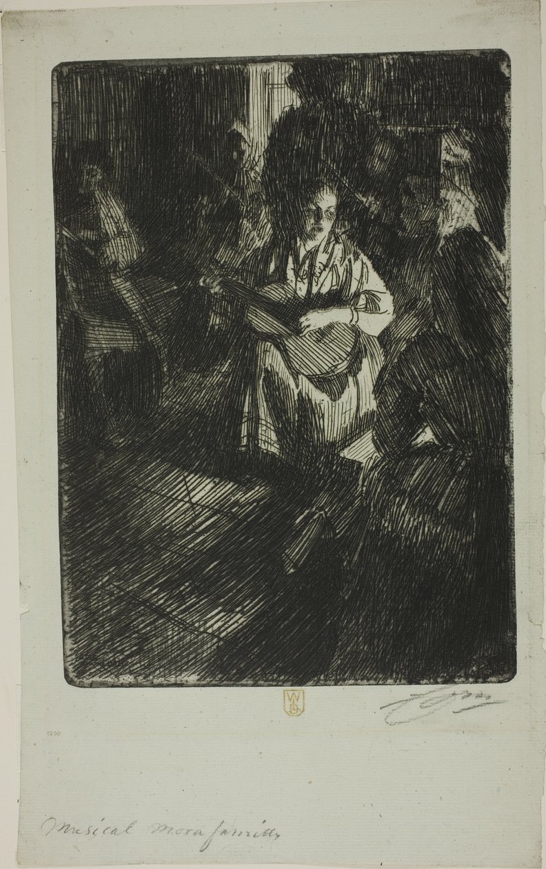 Muzyka rodzinna autorstwa Anders Leonard Zorn