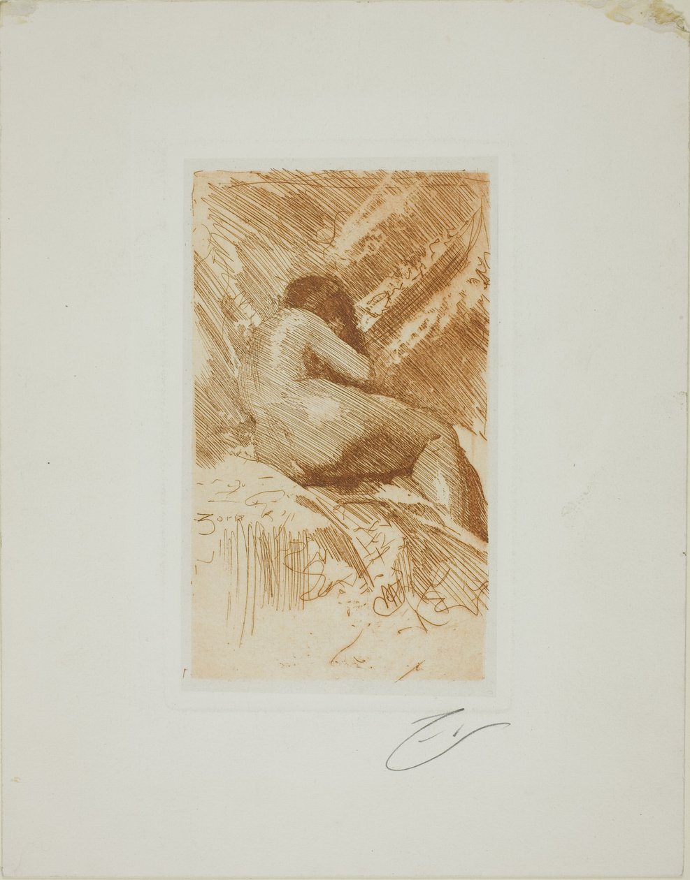 Nagie studium autorstwa Anders Leonard Zorn