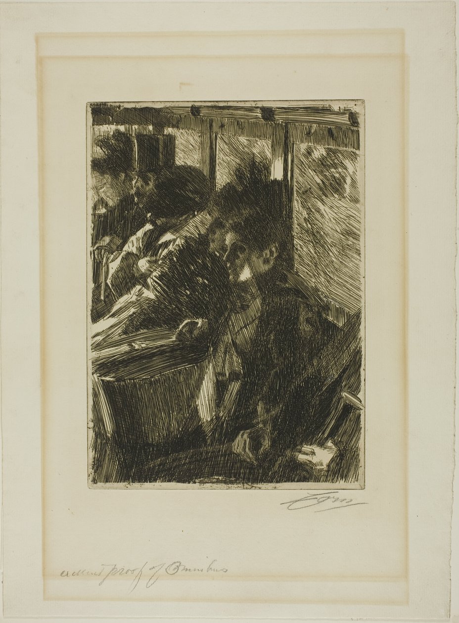 Omnibus autorstwa Anders Leonard Zorn