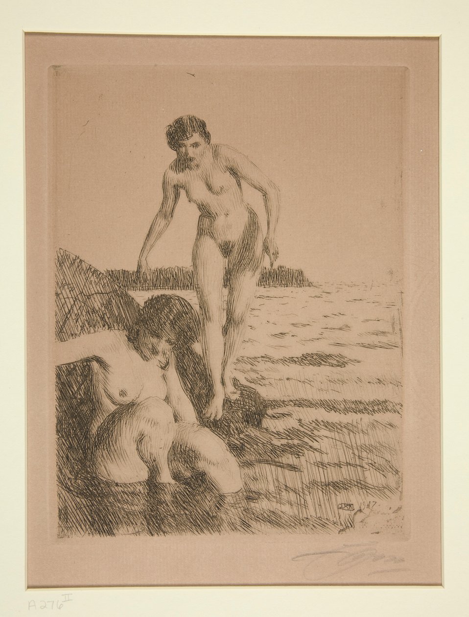 Na wyspie Hemso autorstwa Anders Leonard Zorn