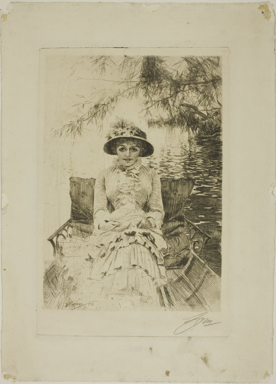 Nad Tamizą autorstwa Anders Leonard Zorn