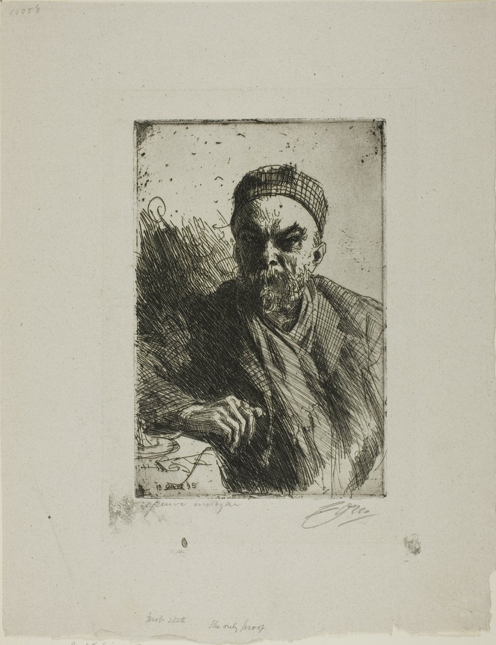 Paweł Verlaine II autorstwa Anders Leonard Zorn