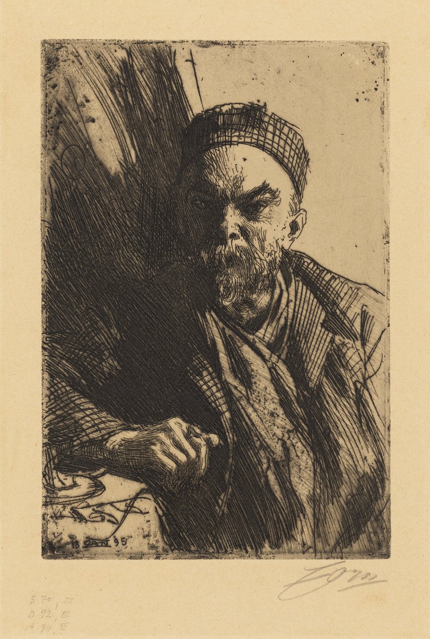 Paul Verlaine II autorstwa Anders Zorn