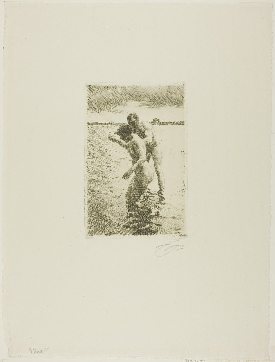 Pilot autorstwa Anders Leonard Zorn