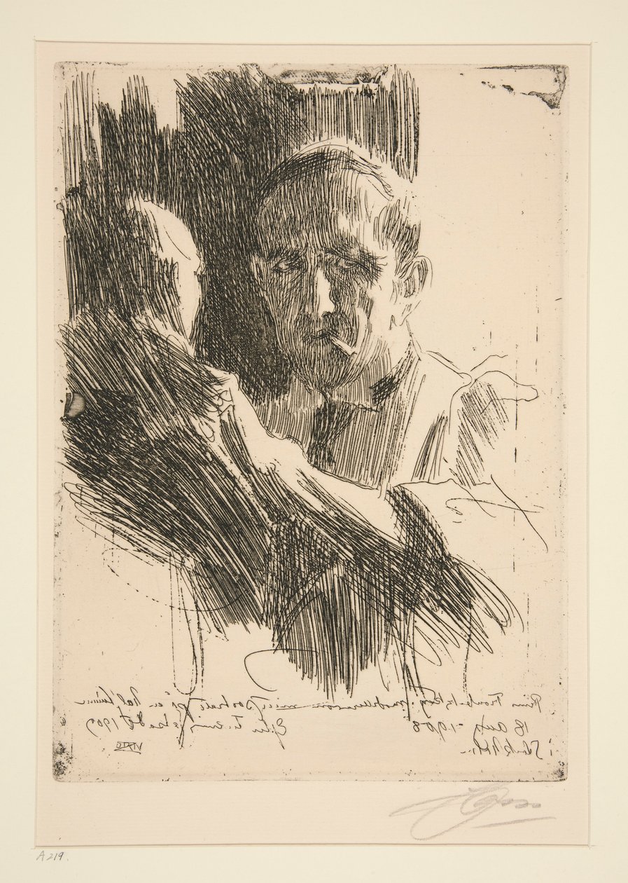 Książę Paweł Toubetskoj II autorstwa Anders Leonard Zorn