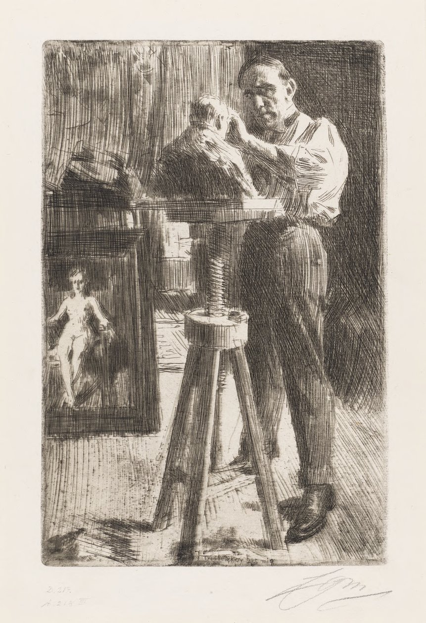 Książę Paweł Troubetzkoy I autorstwa Anders Zorn