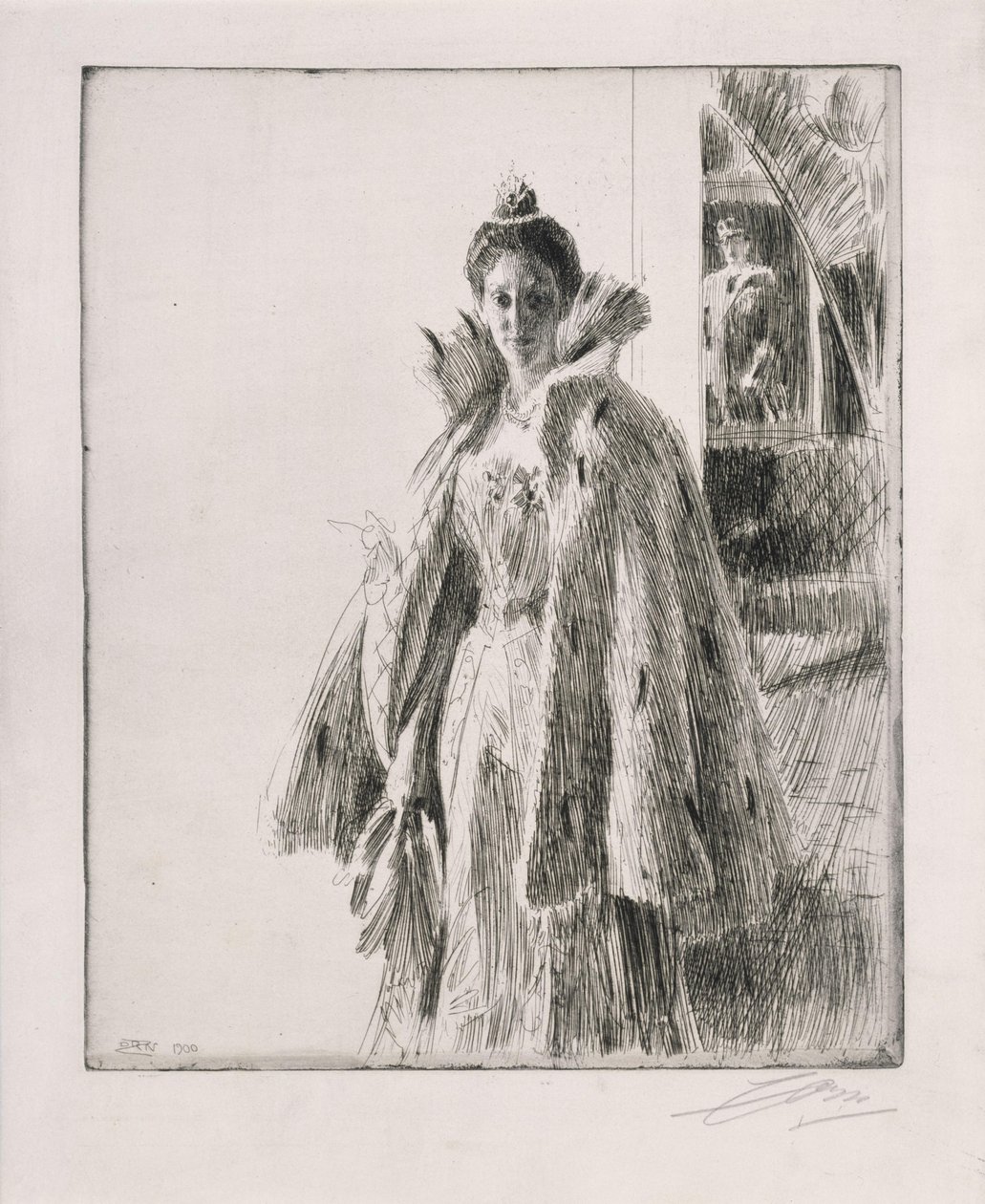 Księżniczka Ingeborg Szwedzka I autorstwa Anders Zorn