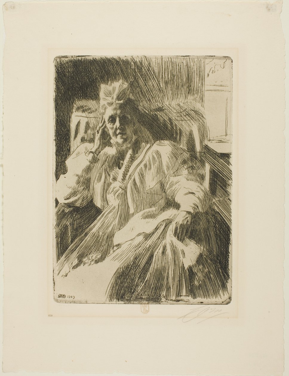 Królowa Zofia autorstwa Anders Leonard Zorn