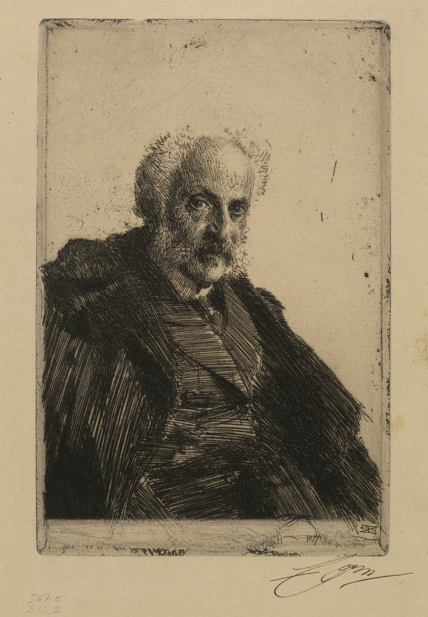 S. Loeb autorstwa Anders Zorn