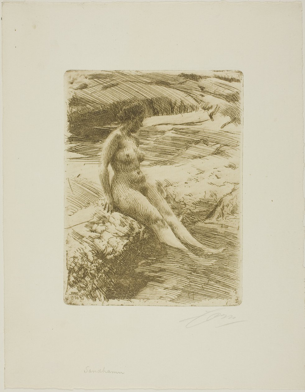 Piaskowy Port autorstwa Anders Leonard Zorn