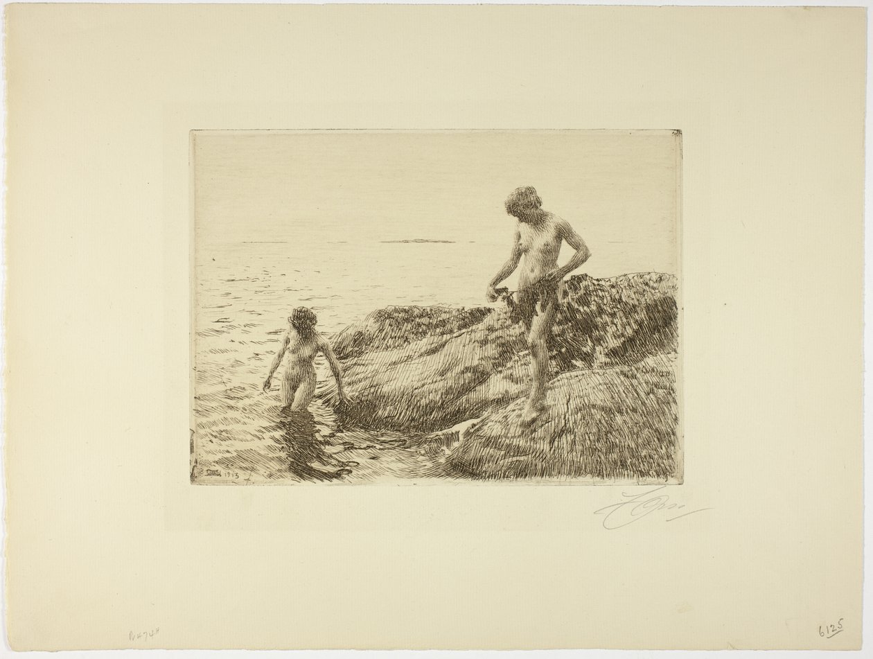 Szkiery Nadmorskie autorstwa Anders Leonard Zorn
