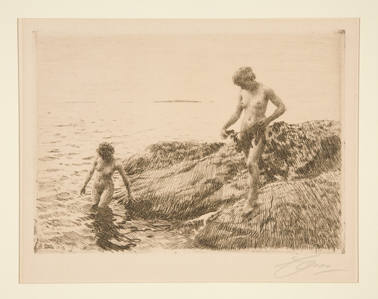 Seaward Skerries autorstwa Anders Zorn