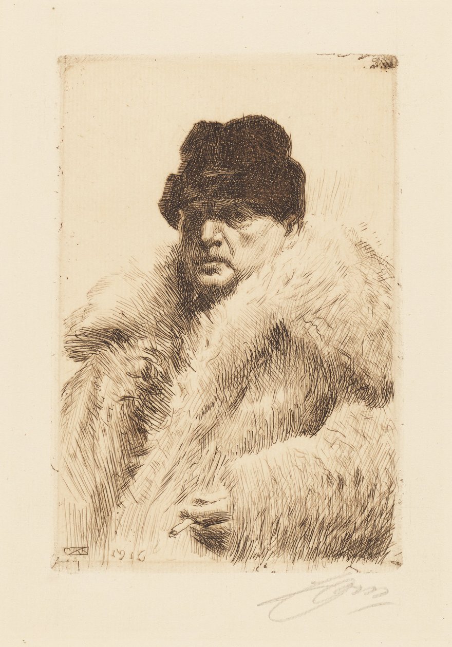 Autoportret autorstwa Anders Zorn
