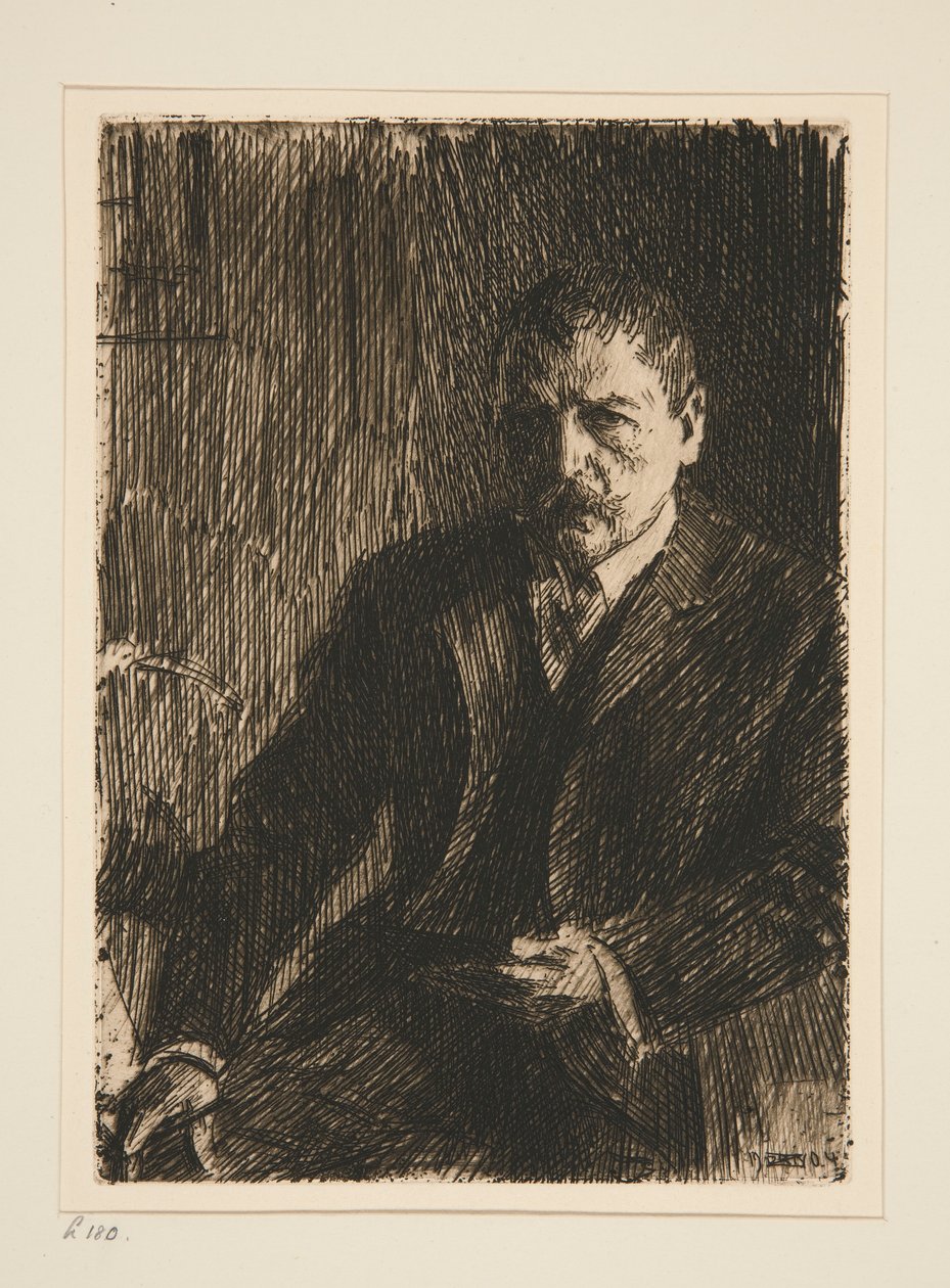 Autoportret I autorstwa Anders Leonard Zorn