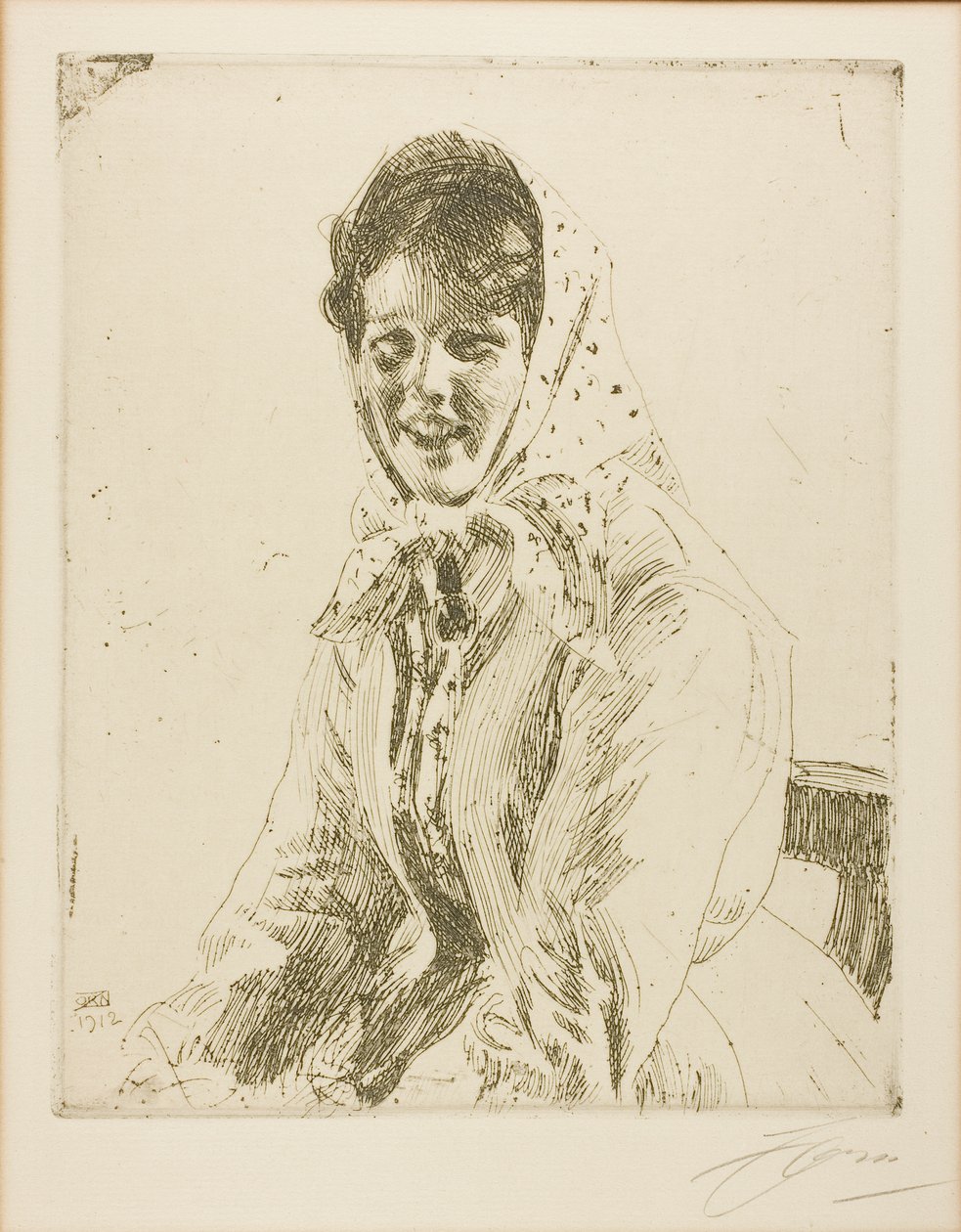 Dziewczyna ze Skery autorstwa Anders Leonard Zorn