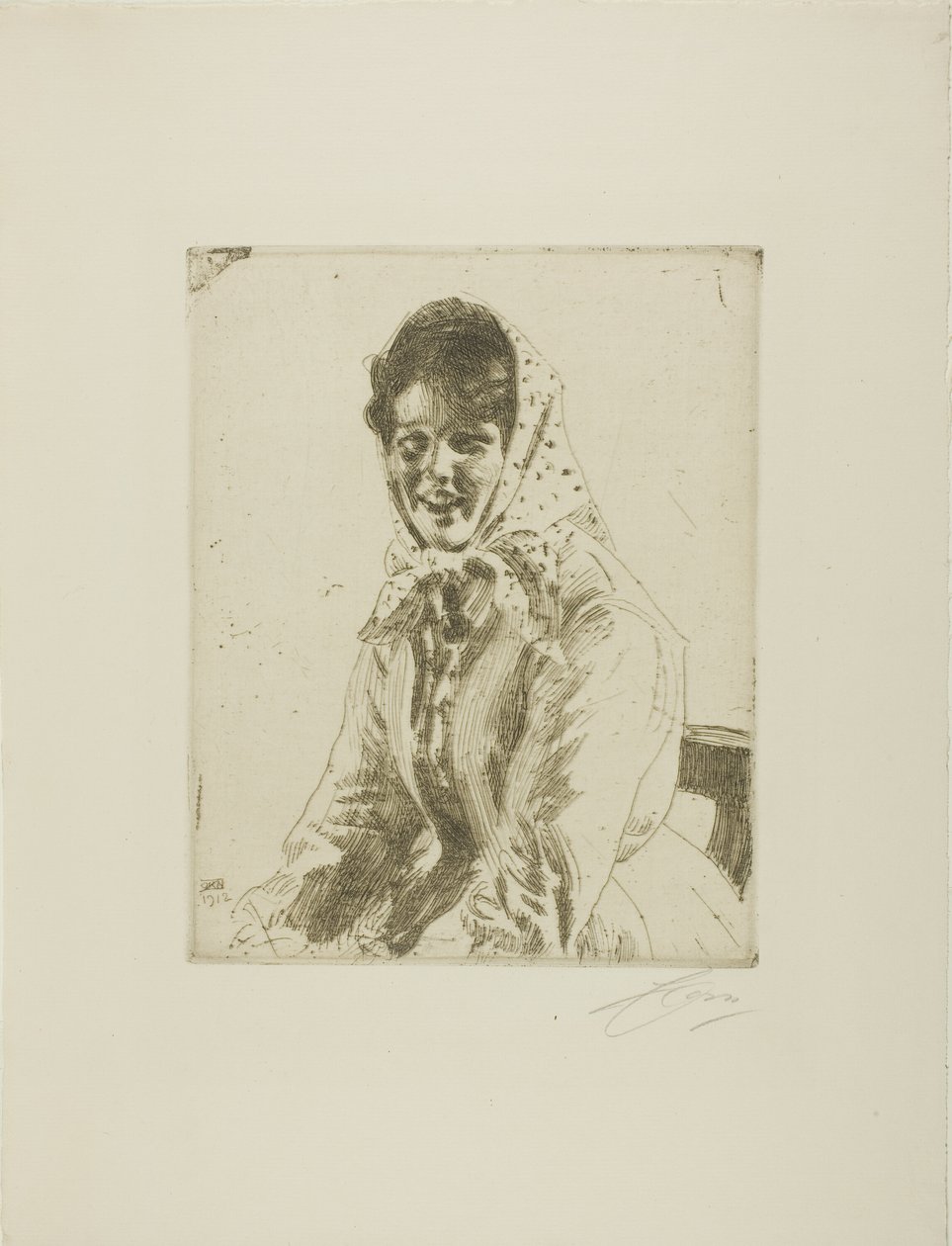 Dziewczyna ze Skery autorstwa Anders Leonard Zorn