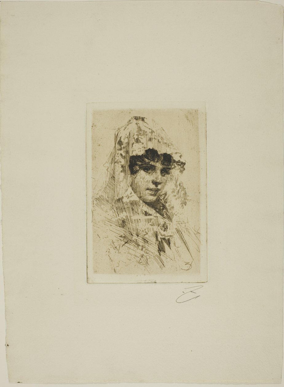 Hiszpanka autorstwa Anders Leonard Zorn
