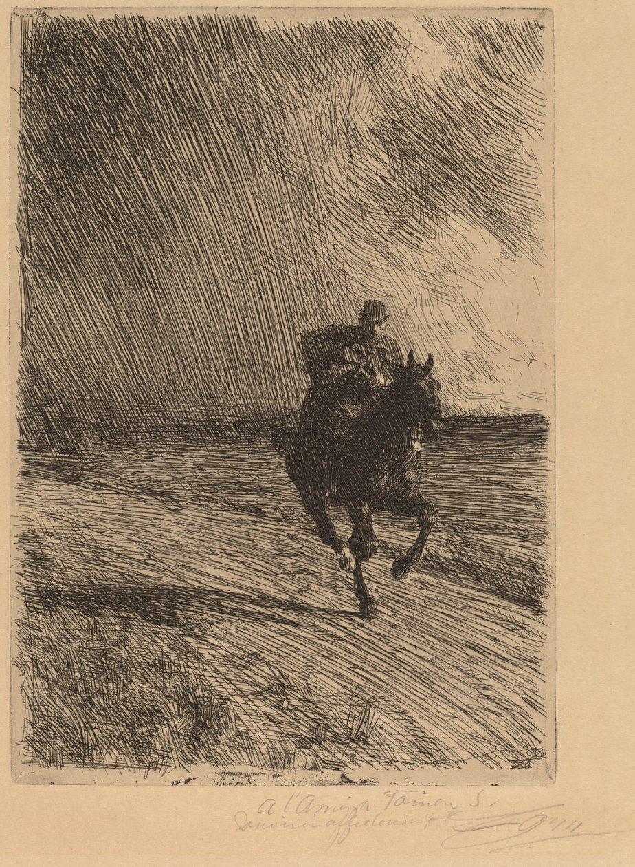 Burza autorstwa Anders Leonard Zorn