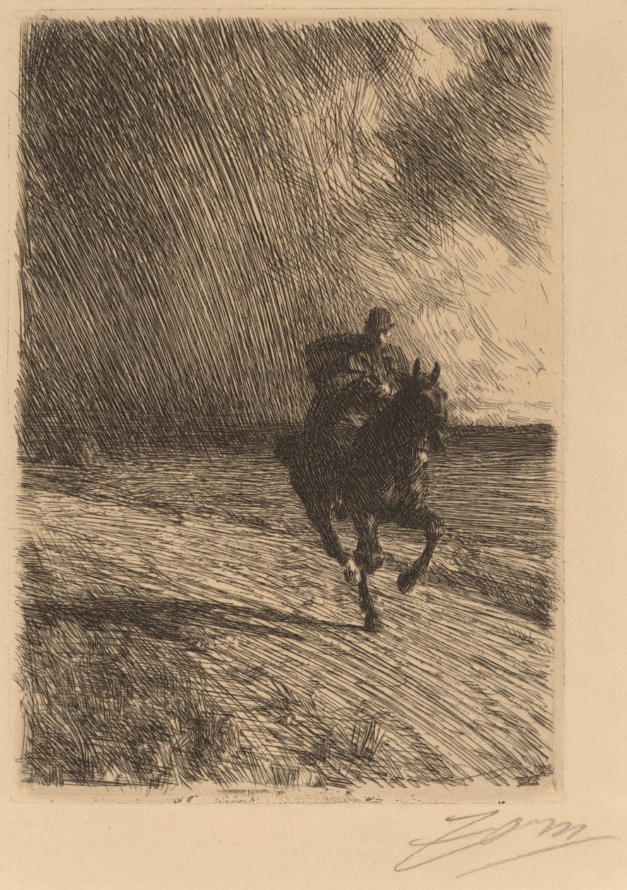 Burza autorstwa Anders Leonard Zorn