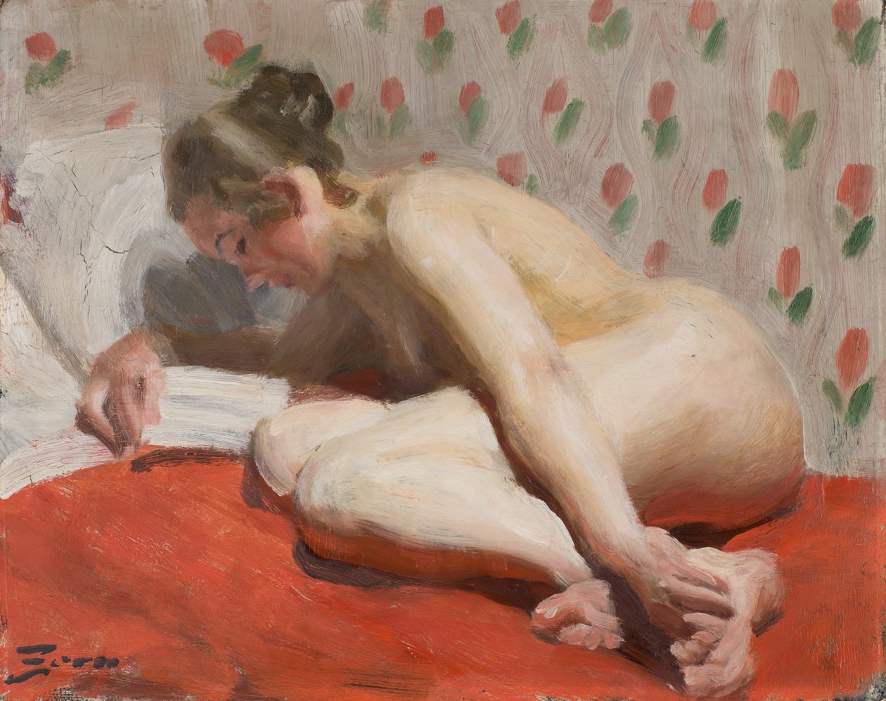 Studium aktu autorstwa Anders Zorn