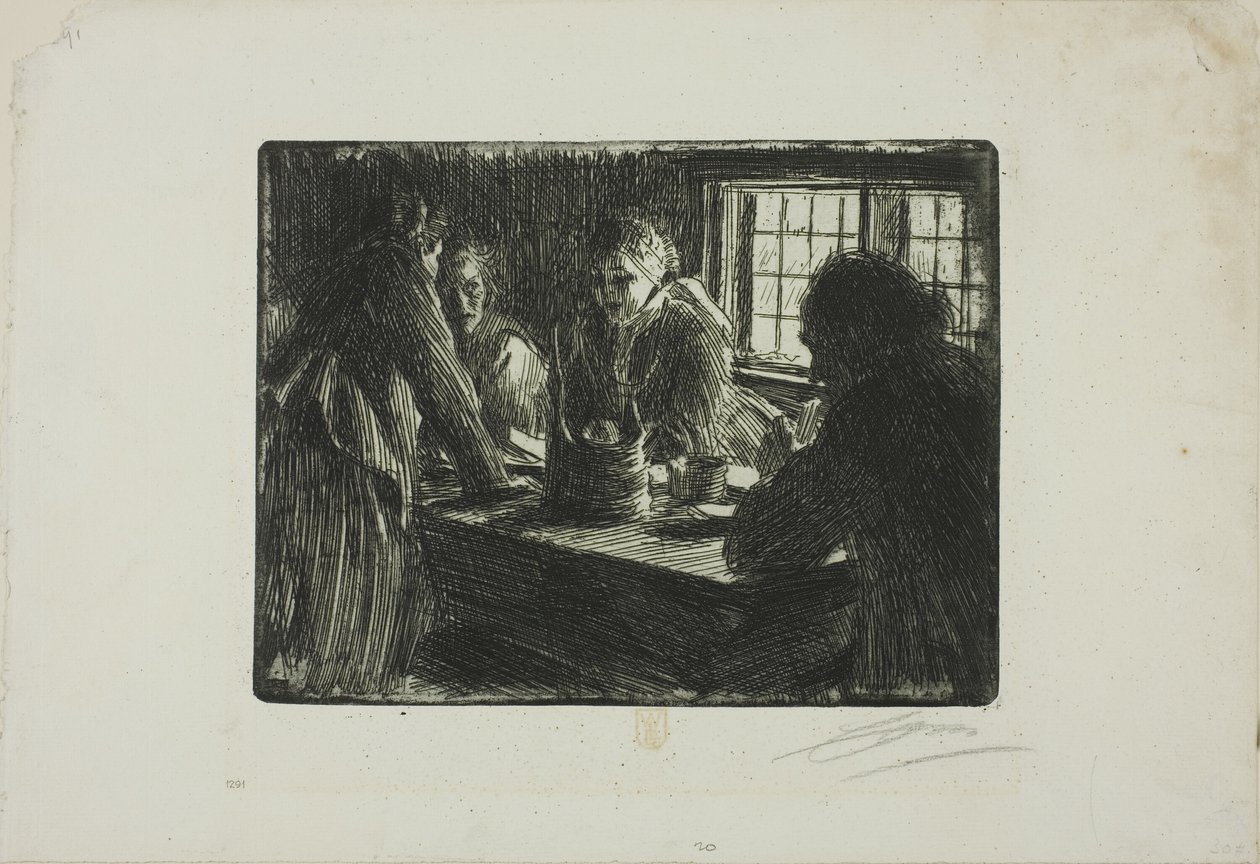 Pokojówka panny młodej autorstwa Anders Zorn