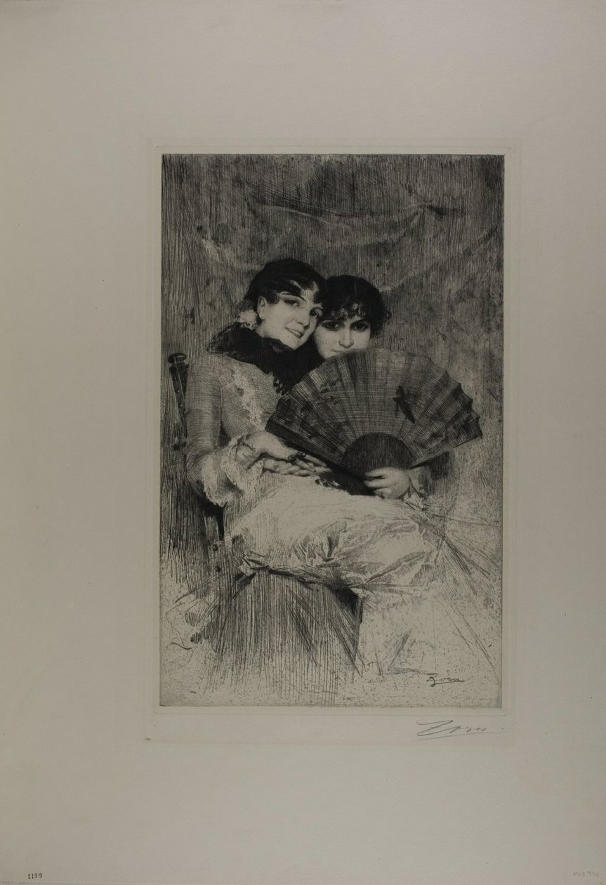 Kuzynostwo autorstwa Anders Leonard Zorn
