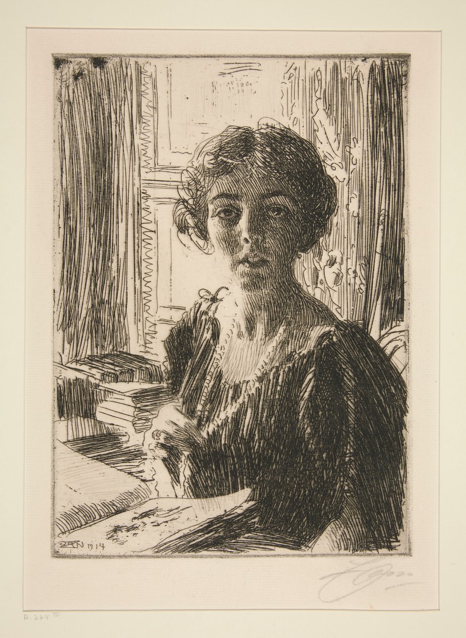 Księżniczka Koronna Małgorzata Szwedzka autorstwa Anders Leonard Zorn