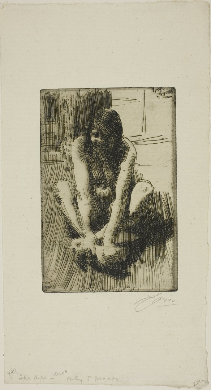 Żaba autorstwa Anders Leonard Zorn