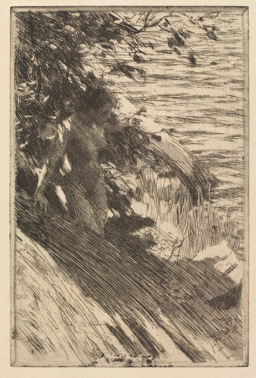 Wielki Kąpiący się, 1895. autorstwa Anders Leonard Zorn