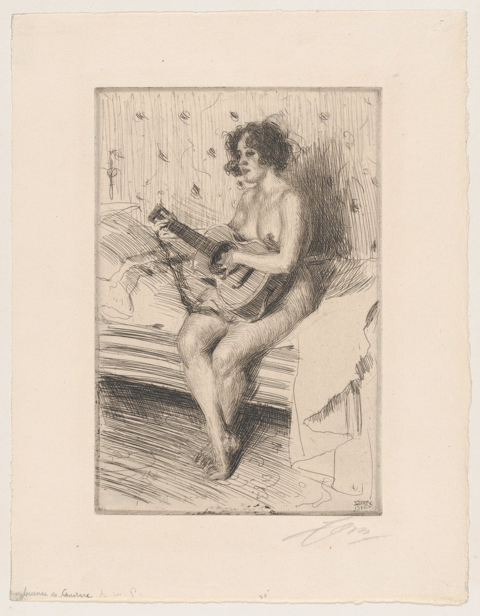 Gitarzysta autorstwa Anders Zorn