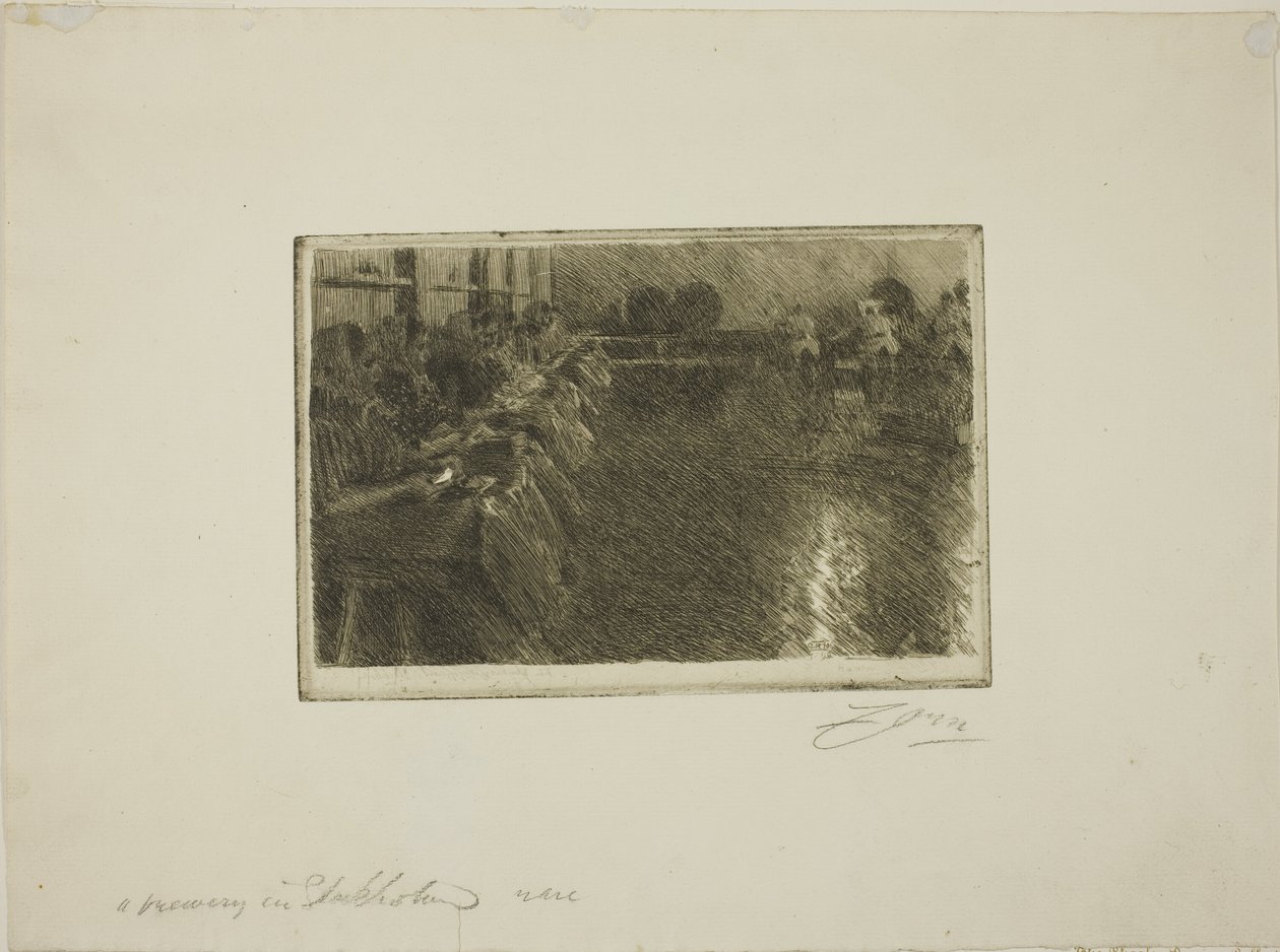 Wielki Browar autorstwa Anders Leonard Zorn