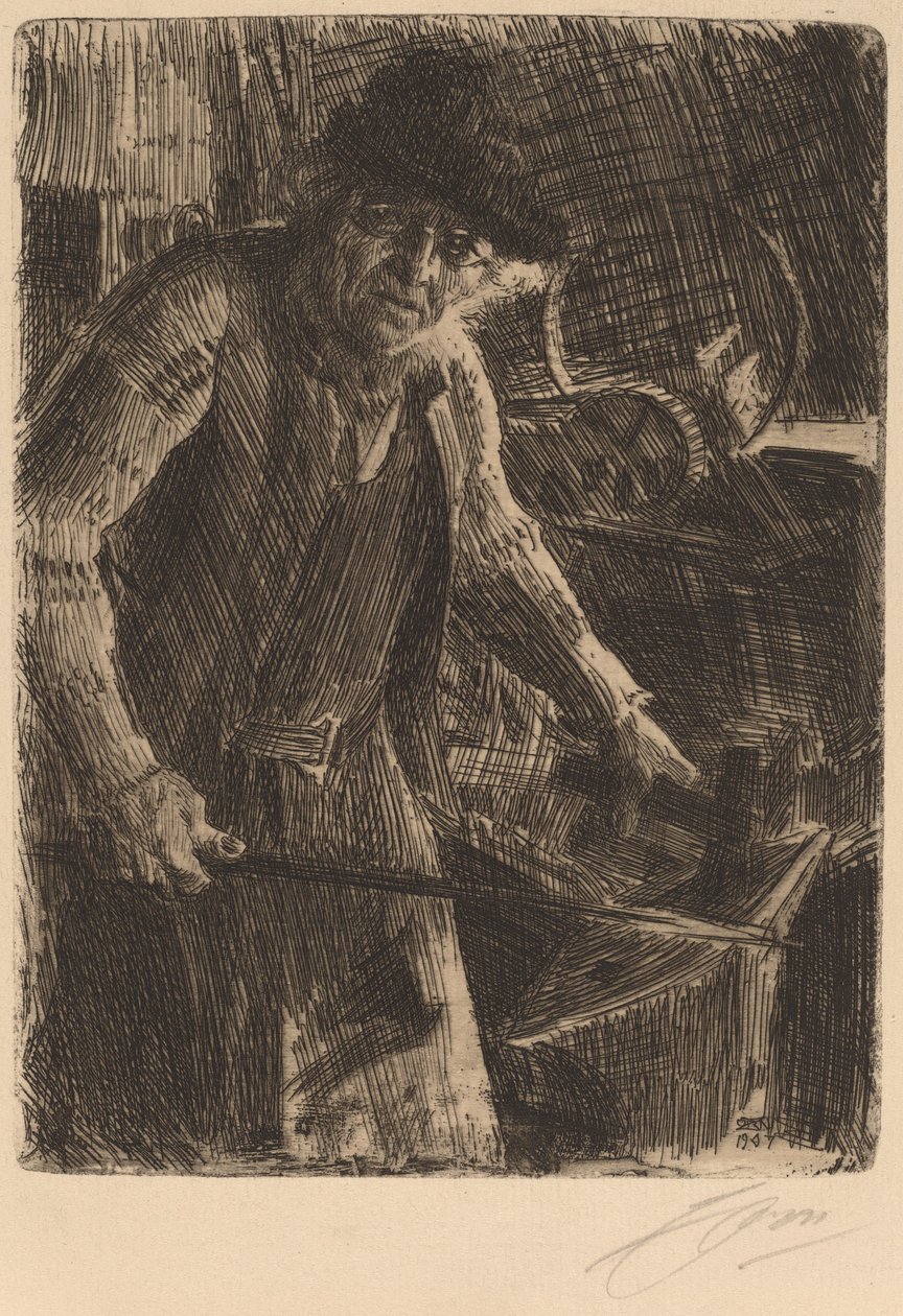 Mistrz-Kowalski autorstwa Anders Leonard Zorn