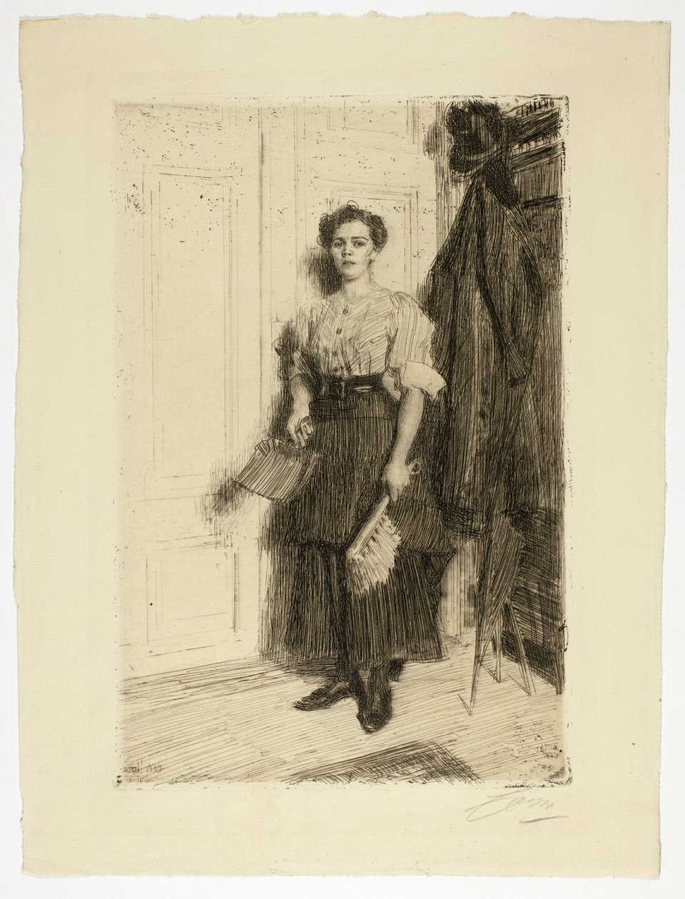 Nowa Pokojówka autorstwa Anders Leonard Zorn
