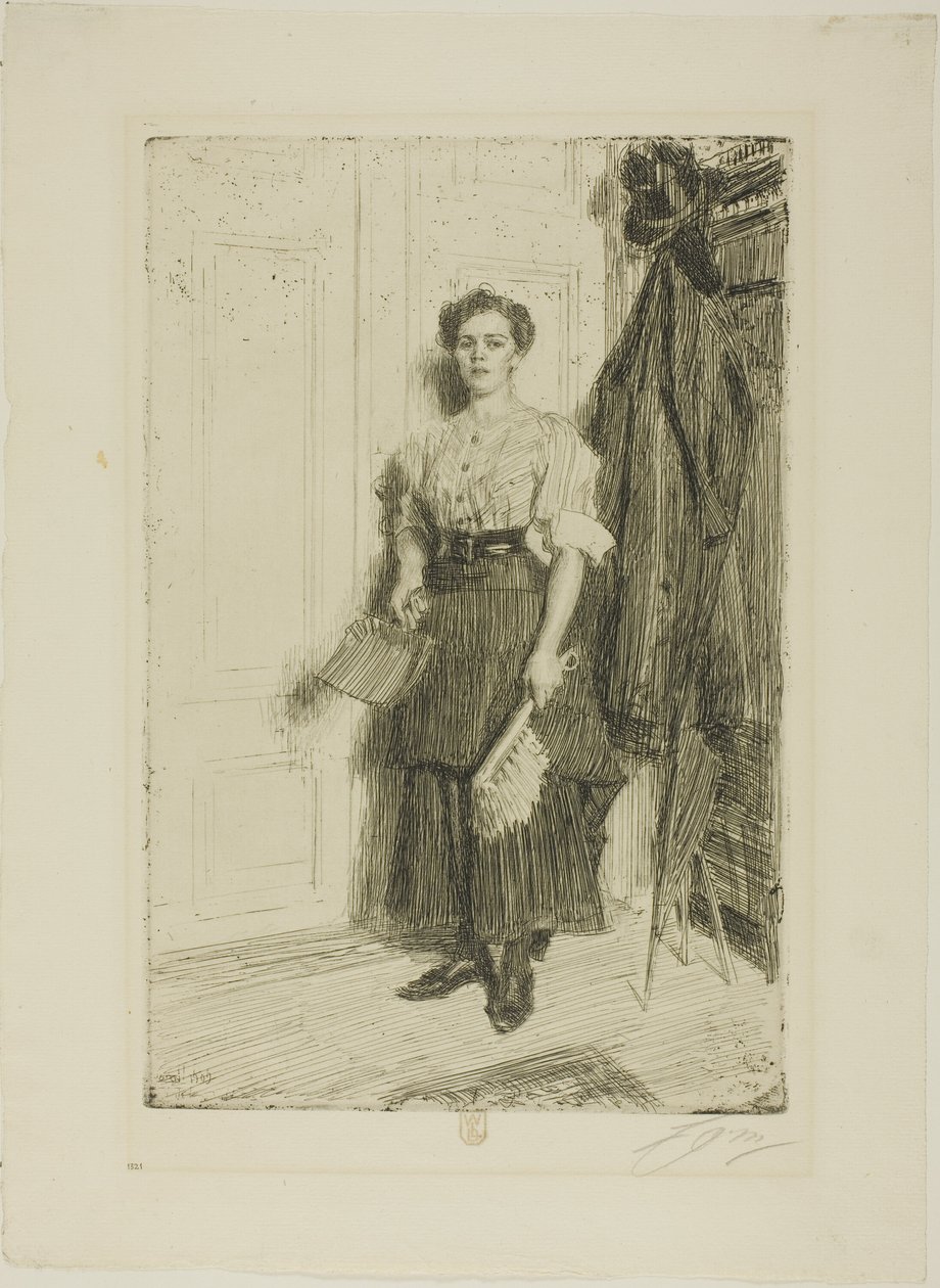 Nowa Pokojówka autorstwa Anders Leonard Zorn