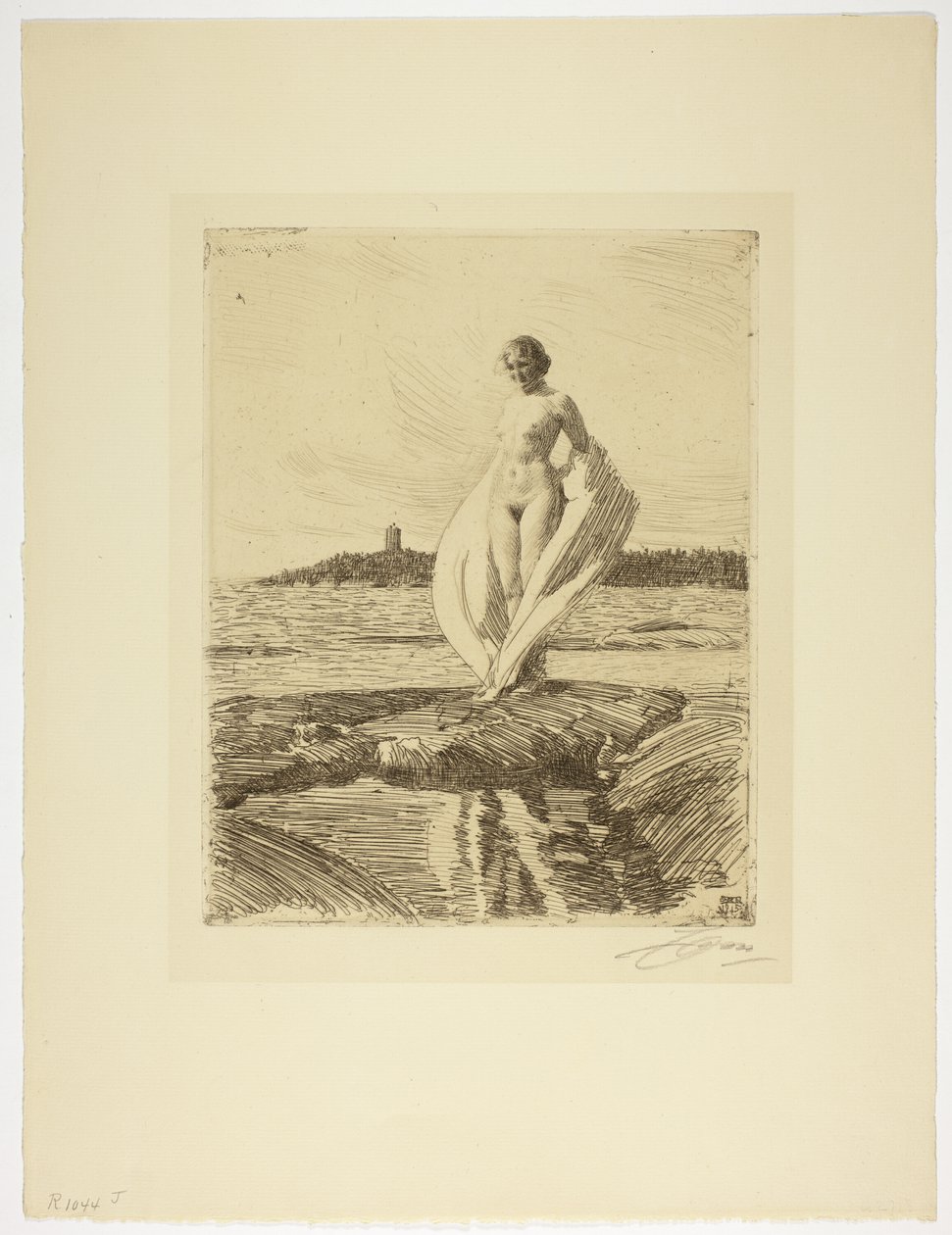 Łabądź autorstwa Anders Leonard Zorn