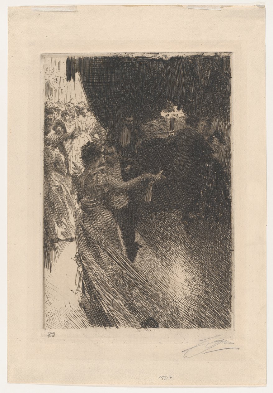 Walc autorstwa Anders Zorn