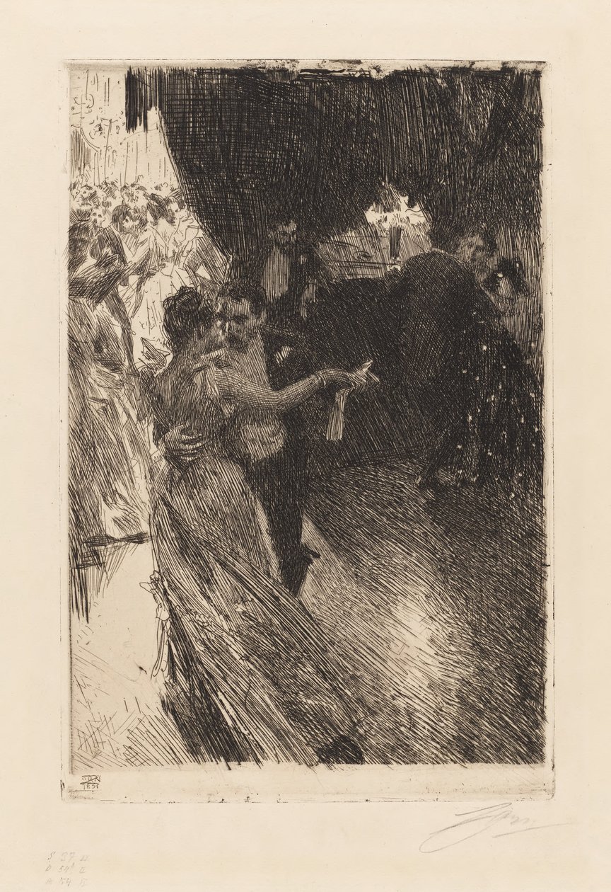 Walc autorstwa Anders Zorn