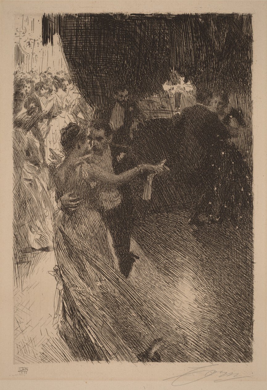 Walc autorstwa Anders Zorn