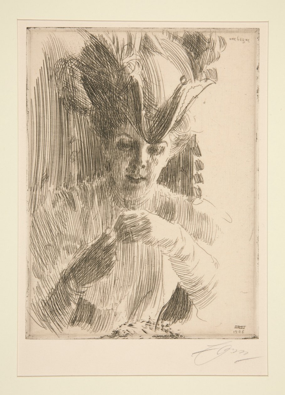 Pierścień (Pani Wentzel Hagelslam) autorstwa Anders Leonard Zorn