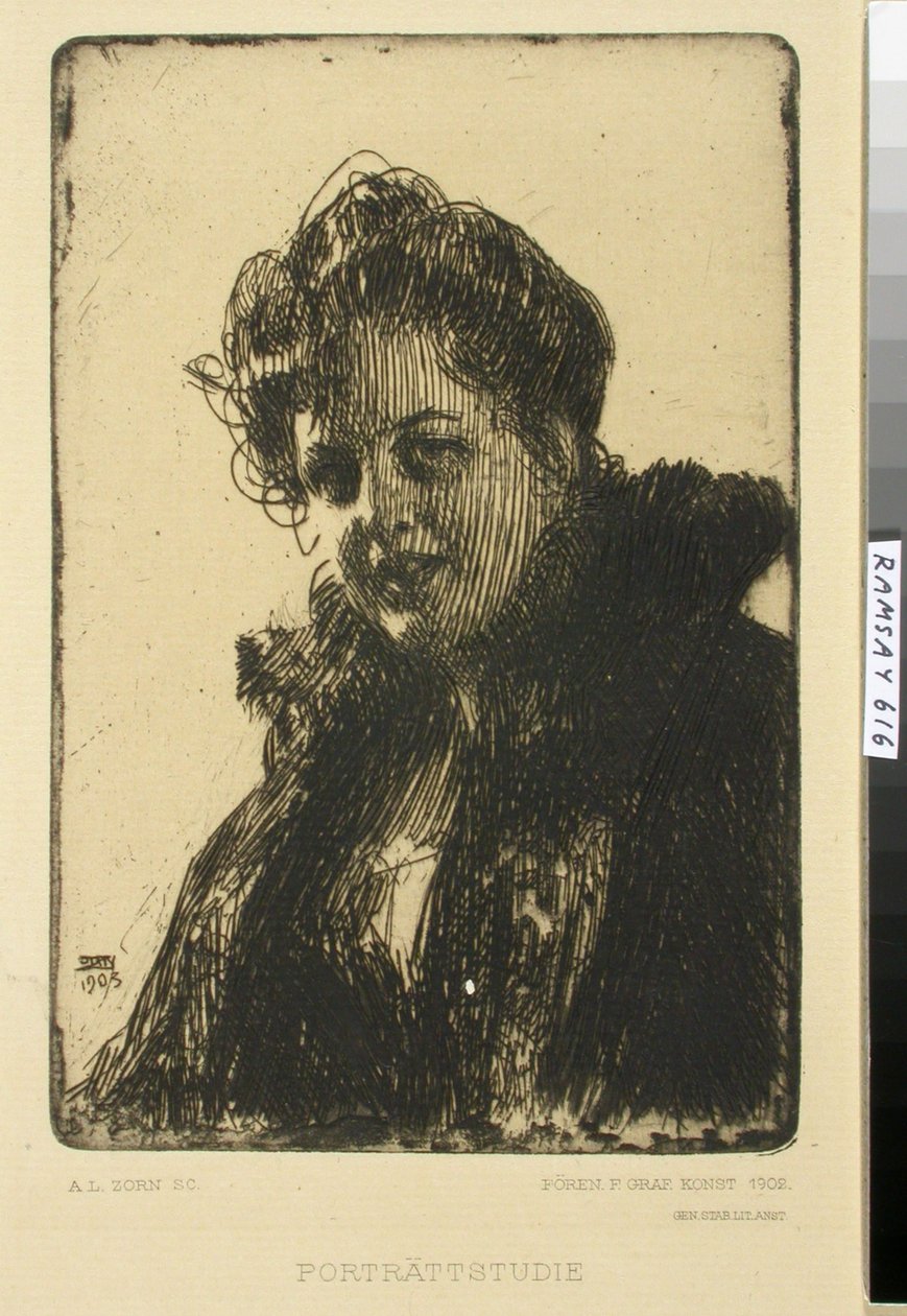 Bez tytułu autorstwa Anders Zorn