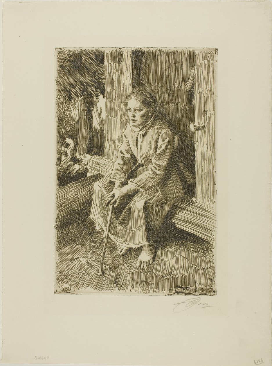 Na wale autorstwa Anders Leonard Zorn