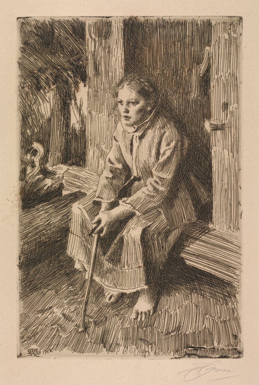 Na wale autorstwa Anders Leonard Zorn