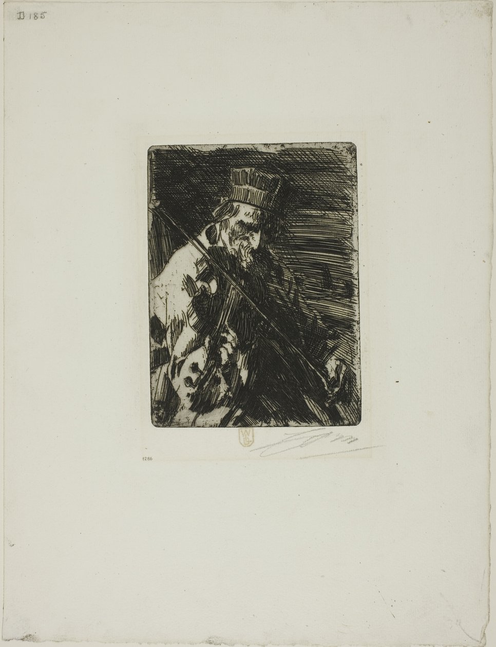 Wioski skrzypek autorstwa Anders Leonard Zorn